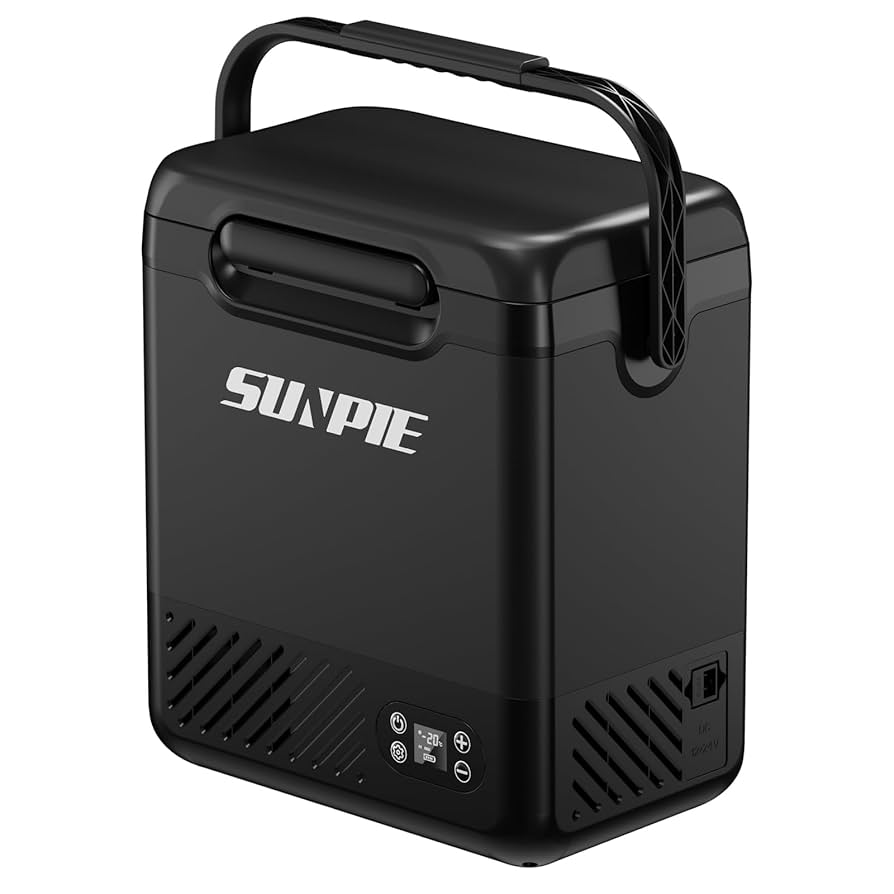 Amazon.co.jp: 【2025最新】SUNPIE 車載冷蔵庫 12L 小型 着脱式